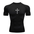 Cross compression shirt