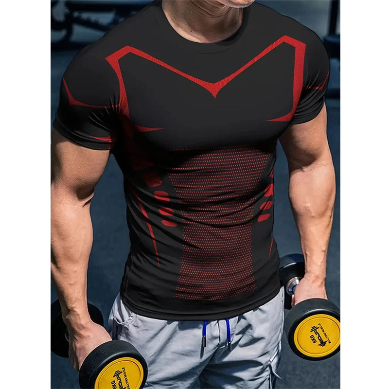 patterned compression shirt