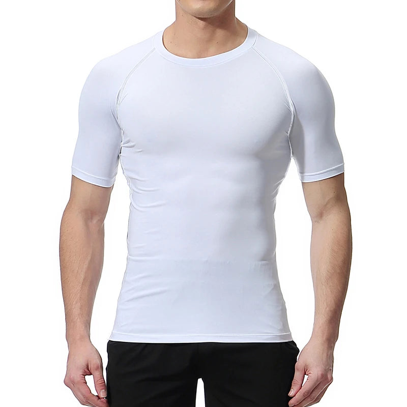 Cross design compression shirt