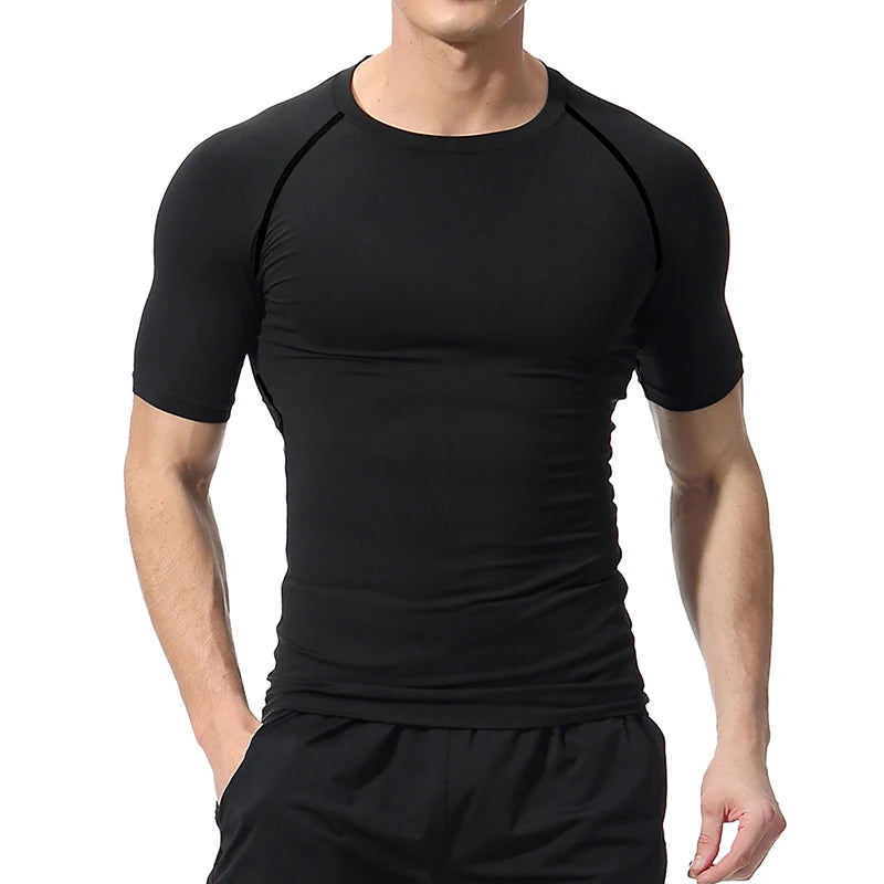 Cross design compression shirt