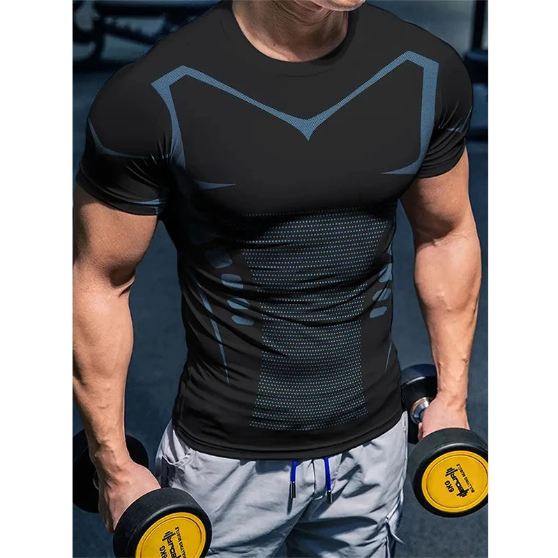 patterned compression shirt